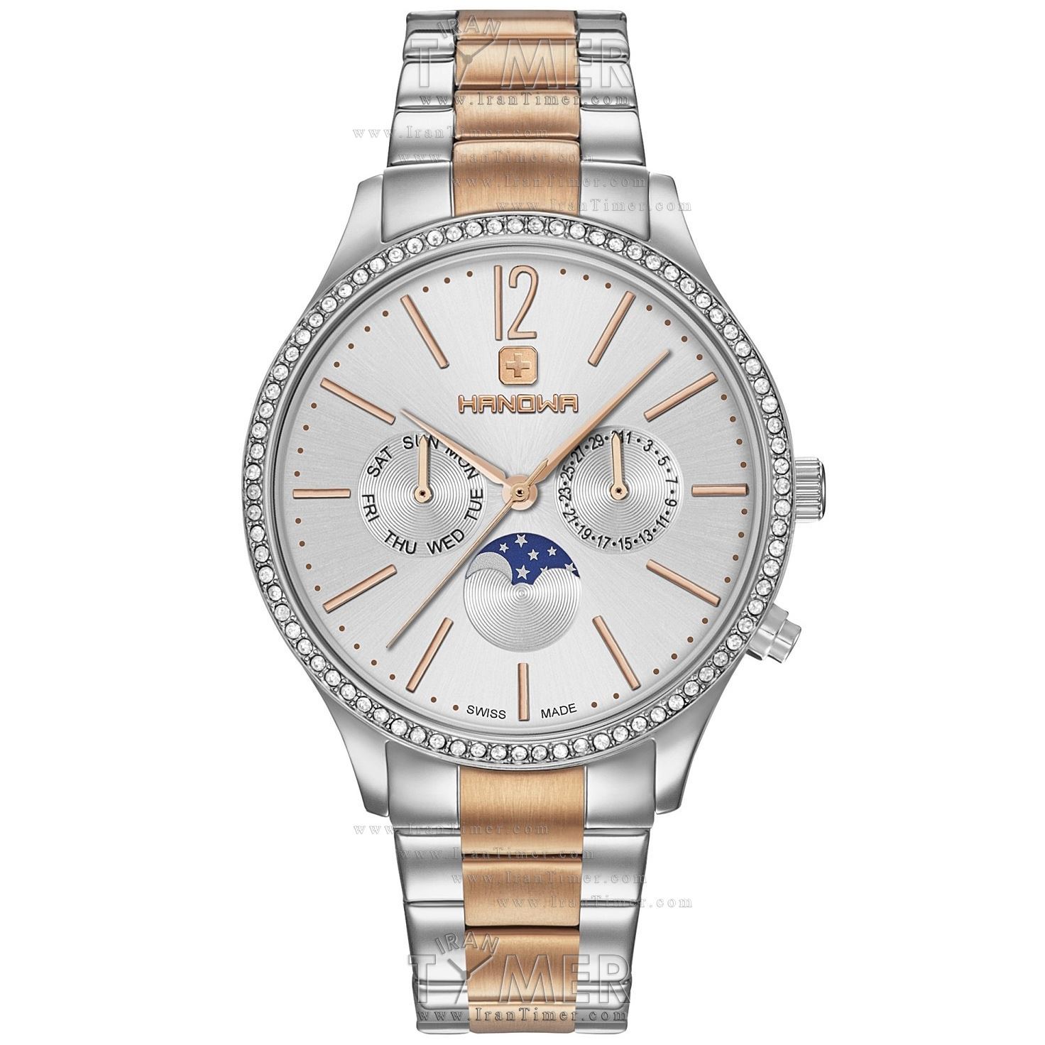 قیمت و خرید ساعت مچی زنانه هانوا(HANOWA) مدل 16-7068.12.001 کلاسیک فشن | اورجینال و اصلی
