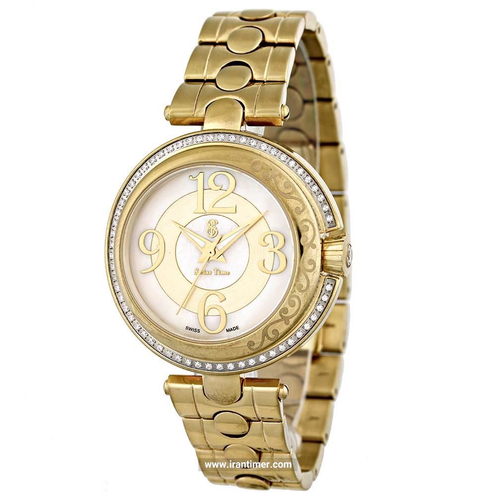 قیمت و خرید ساعت مچی زنانه سوئیس تایم(SWISS TIME) مدل ST 372-GP/Wh فشن | اورجینال و اصلی