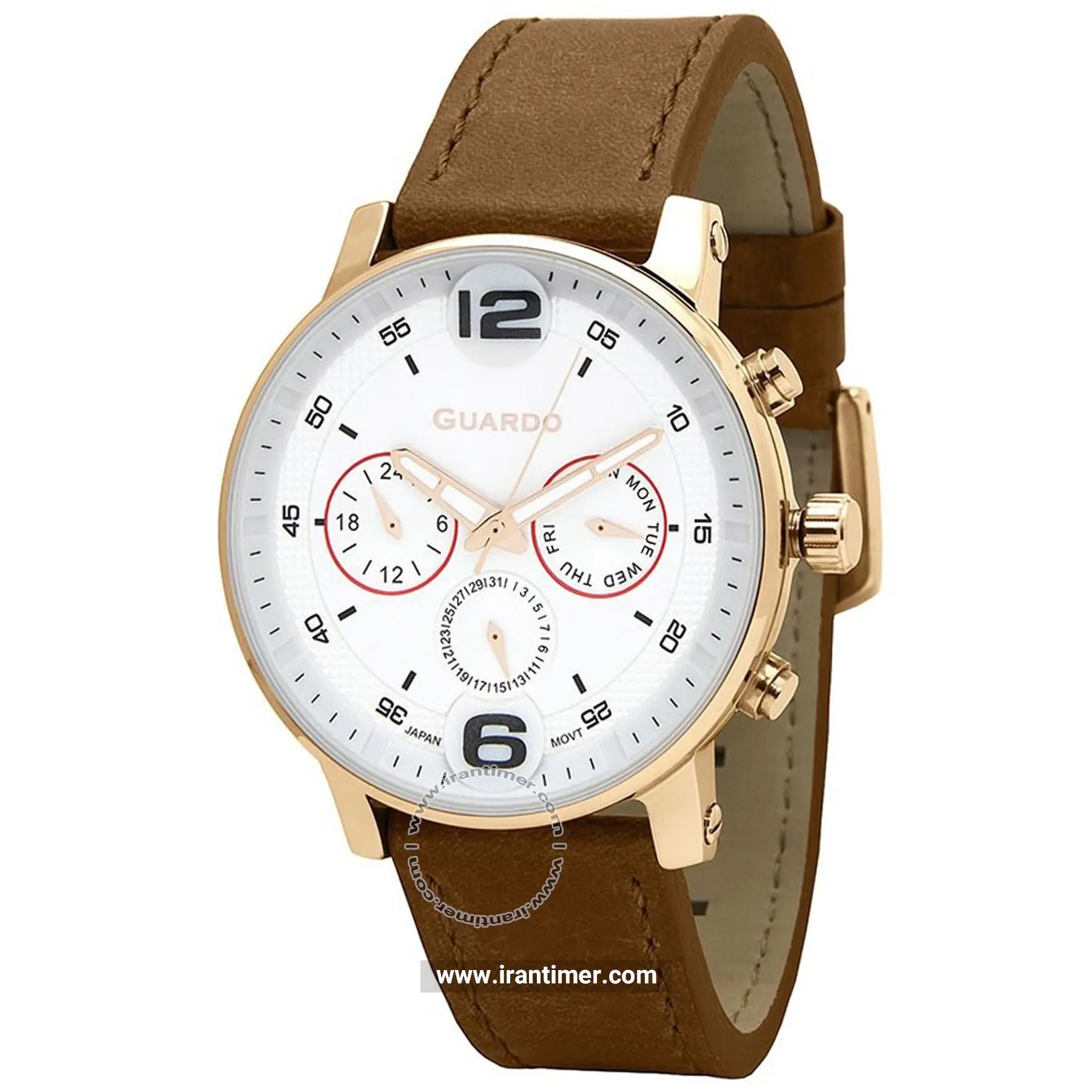 قیمت و خرید ساعت مچی مردانه گواردو(GUARDO) مدل GUA124321-5 کلاسیک | اورجینال و اصلی