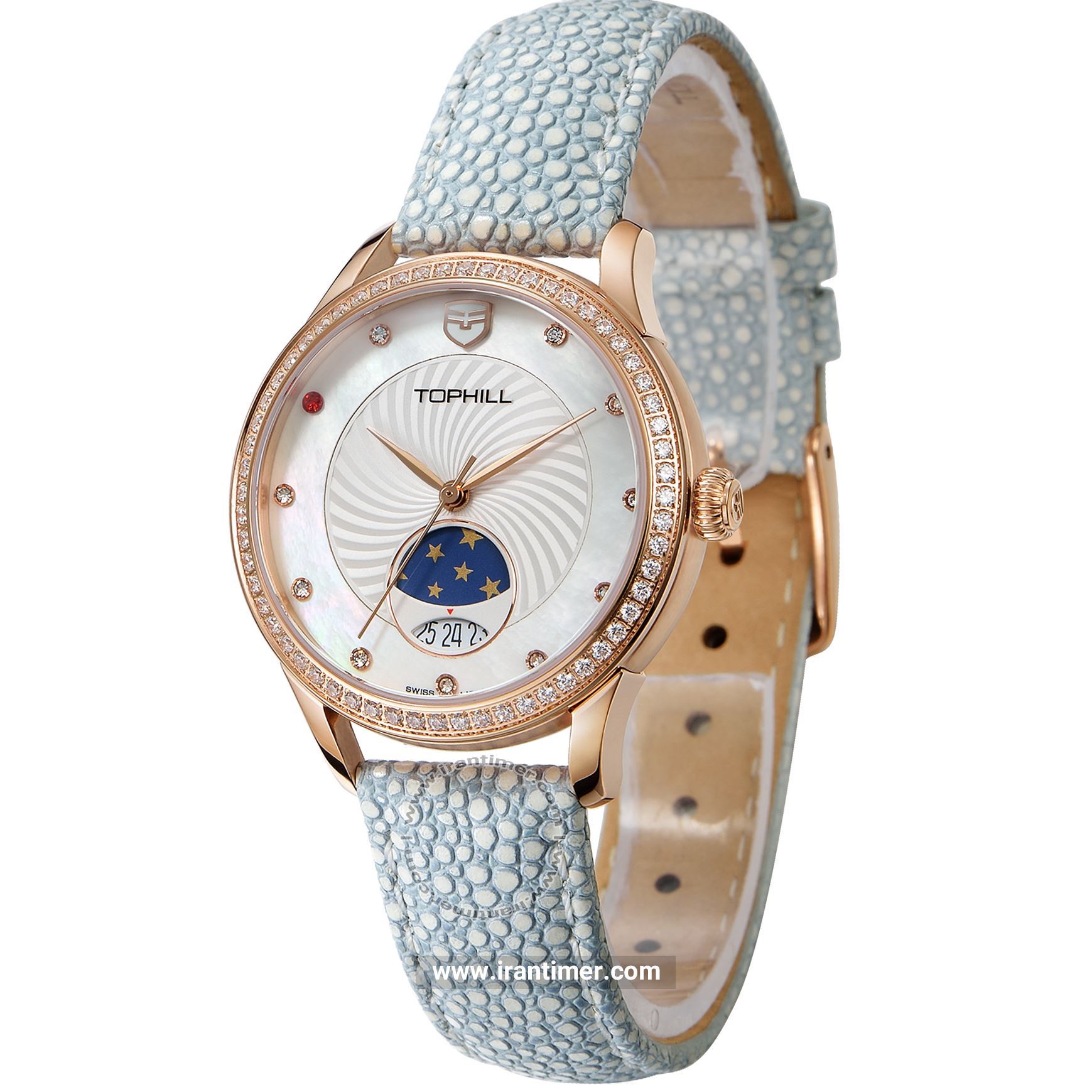 قیمت و خرید ساعت مچی زنانه تاپ هیل(TOPHILL) مدل TE030L.NW3267 فشن | اورجینال و اصلی