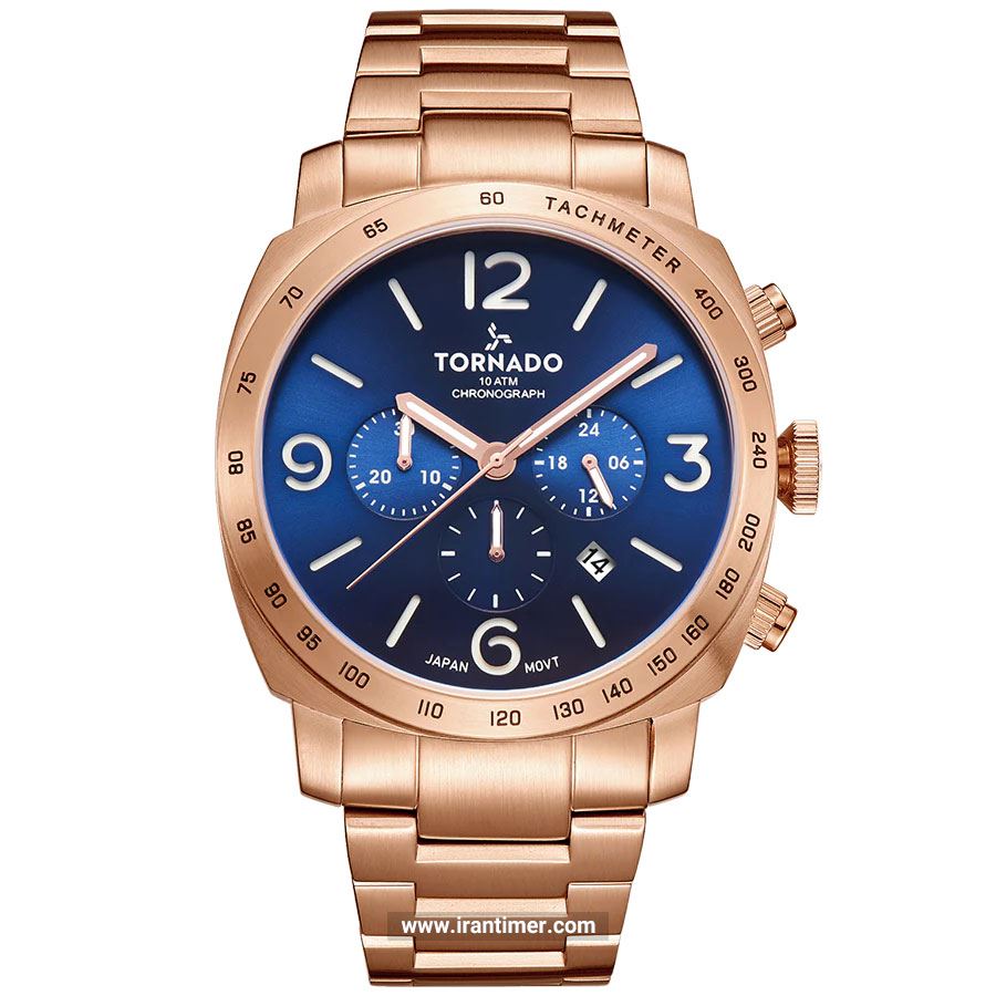 قیمت و خرید ساعت مچی مردانه تورنادو(Tornado) مدل T9102B-RBKN کلاسیک | اورجینال و اصلی