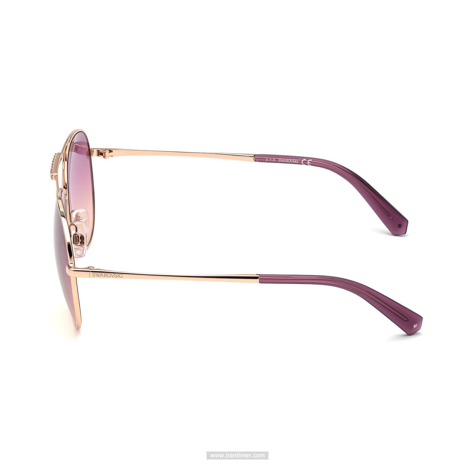 قیمت و خرید عینک آفتابی زنانه خلبانی (SWAROVSKI) مدل SK S 0308 28Z 60 | اورجینال و اصلی