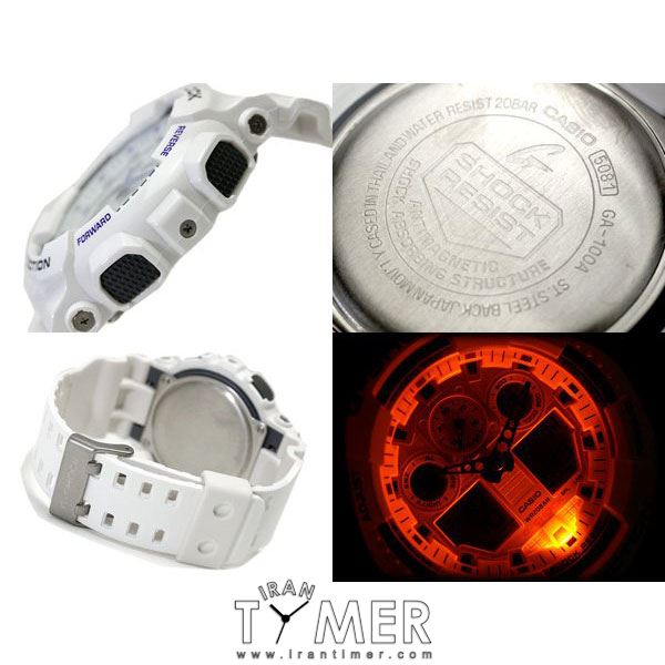 قیمت و خرید ساعت مچی مردانه کاسیو (CASIO) جی شاک مدل GA-100A-7ADR اسپرت | اورجینال و اصلی