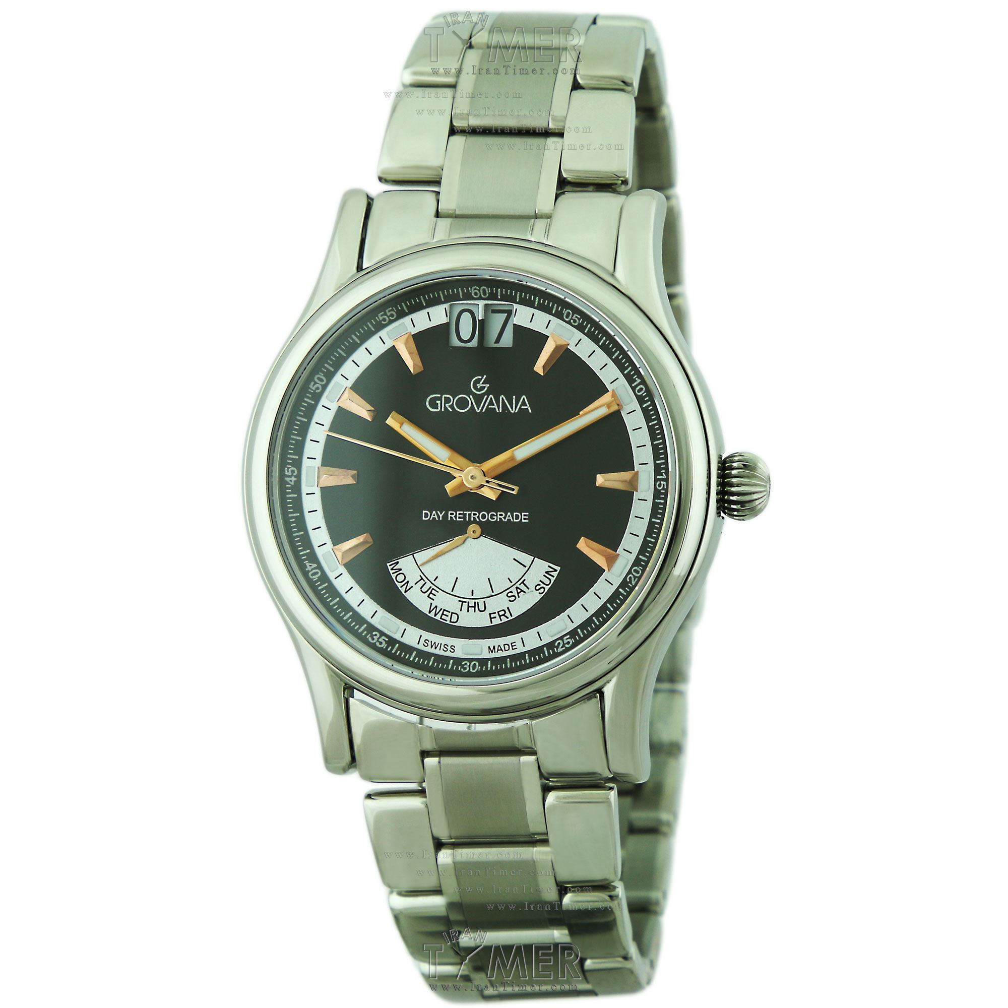 قیمت و خرید ساعت مچی مردانه گرووانا(GROVANA) مدل 1733-1124 کلاسیک | اورجینال و اصلی
