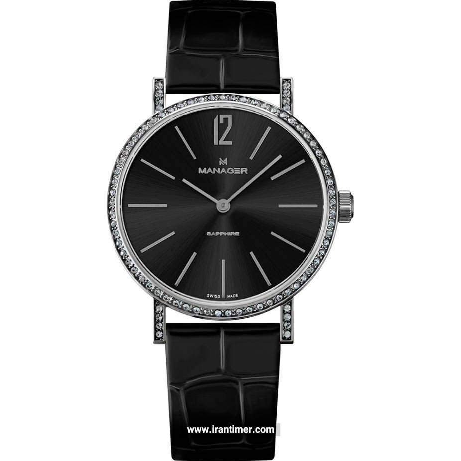 قیمت و خرید ساعت مچی زنانه منیجر(MANAGER) مدل MAN-PA-01-SL کلاسیک | اورجینال و اصلی