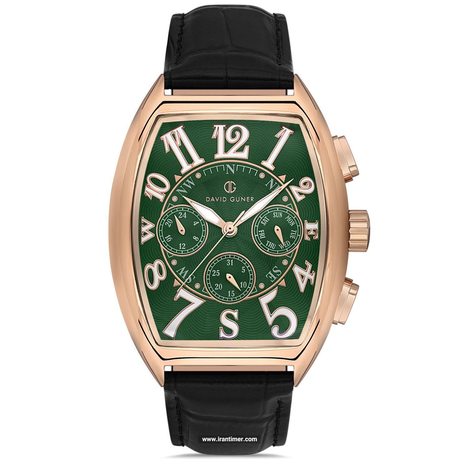 قیمت و خرید ساعت مچی مردانه دیوید گانر(David Guner) مدل DG-8707GB-R10 کلاسیک | اورجینال و اصلی