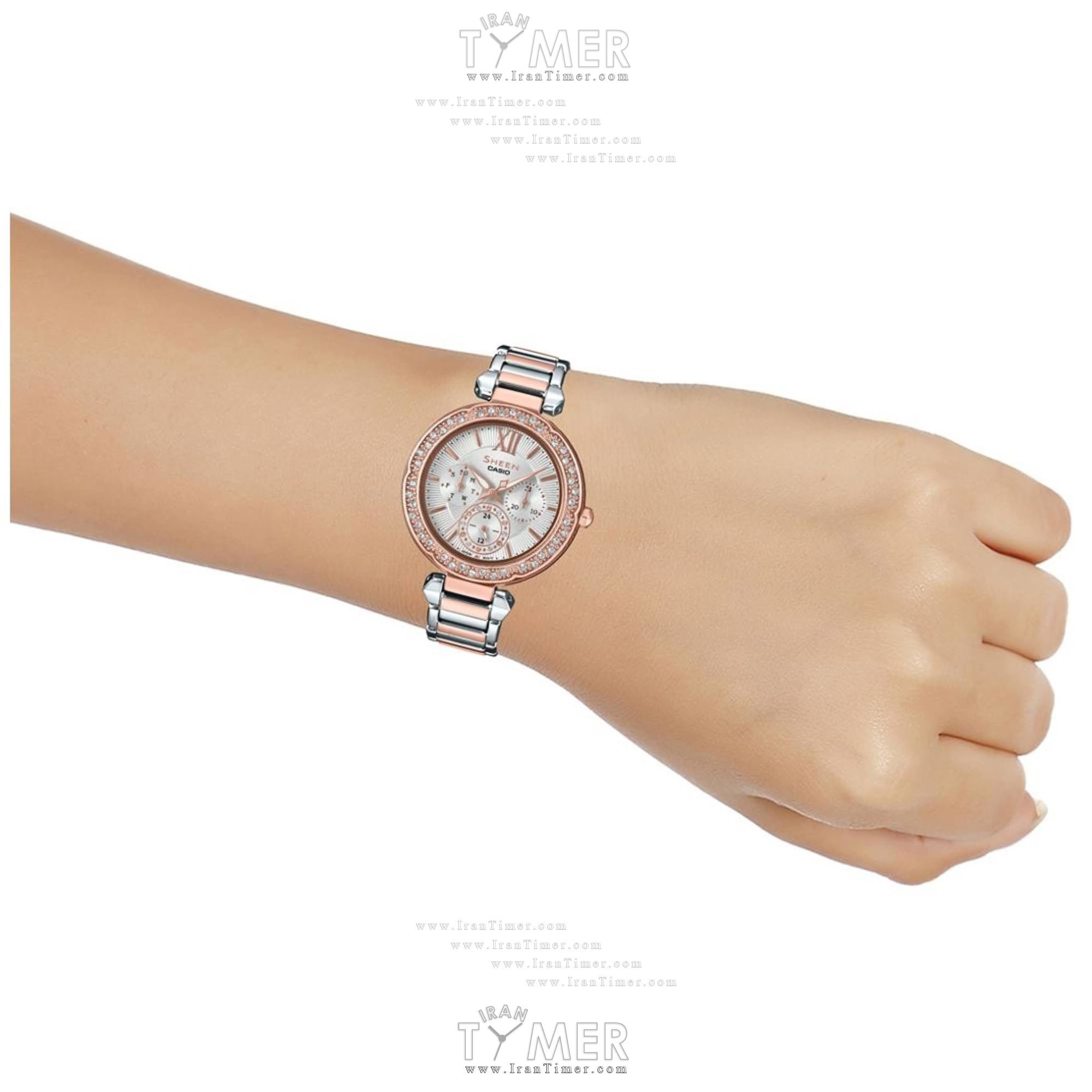 قیمت و خرید ساعت مچی زنانه کاسیو (CASIO) شین مدل SHE-3061SPG-7AUDR فشن | اورجینال و اصلی