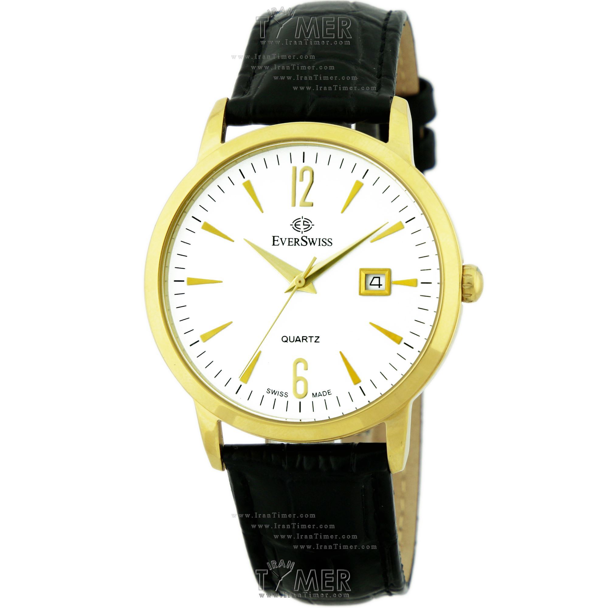 قیمت و خرید ساعت مچی مردانه اورسوئیس(EVER SWISS) مدل 3612-G157 کلاسیک | اورجینال و اصلی