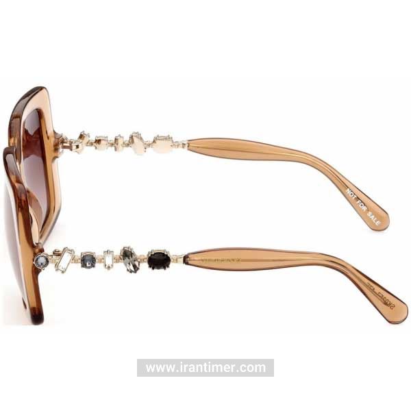 قیمت و خرید عینک آفتابی زنانه فشن (SWAROVSKI) مدل SK 0357 47E 54 | اورجینال و اصلی