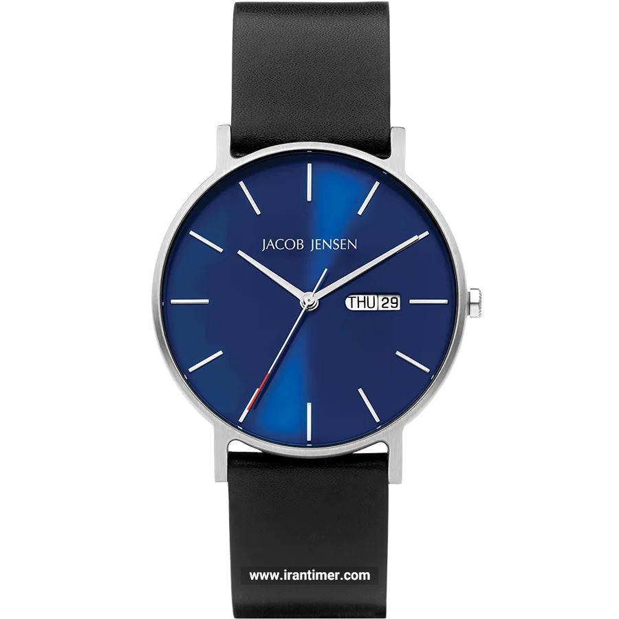 قیمت و خرید ساعت مچی مردانه جیکوب جنسن(Jacob Jensen) مدل TITANIUM SAPPHIRE -TIMELESS NORDIC-161 SAMPLE کلاسیک | اورجینال و اصلی