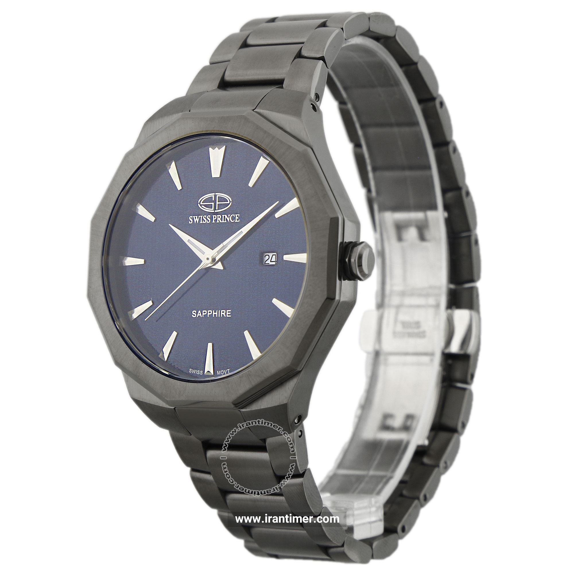 قیمت و خرید ساعت مچی مردانه سوئیس پرنس(Swiss Prince) مدل 2002G-MEN-DARKBLUE کلاسیک | اورجینال و اصلی