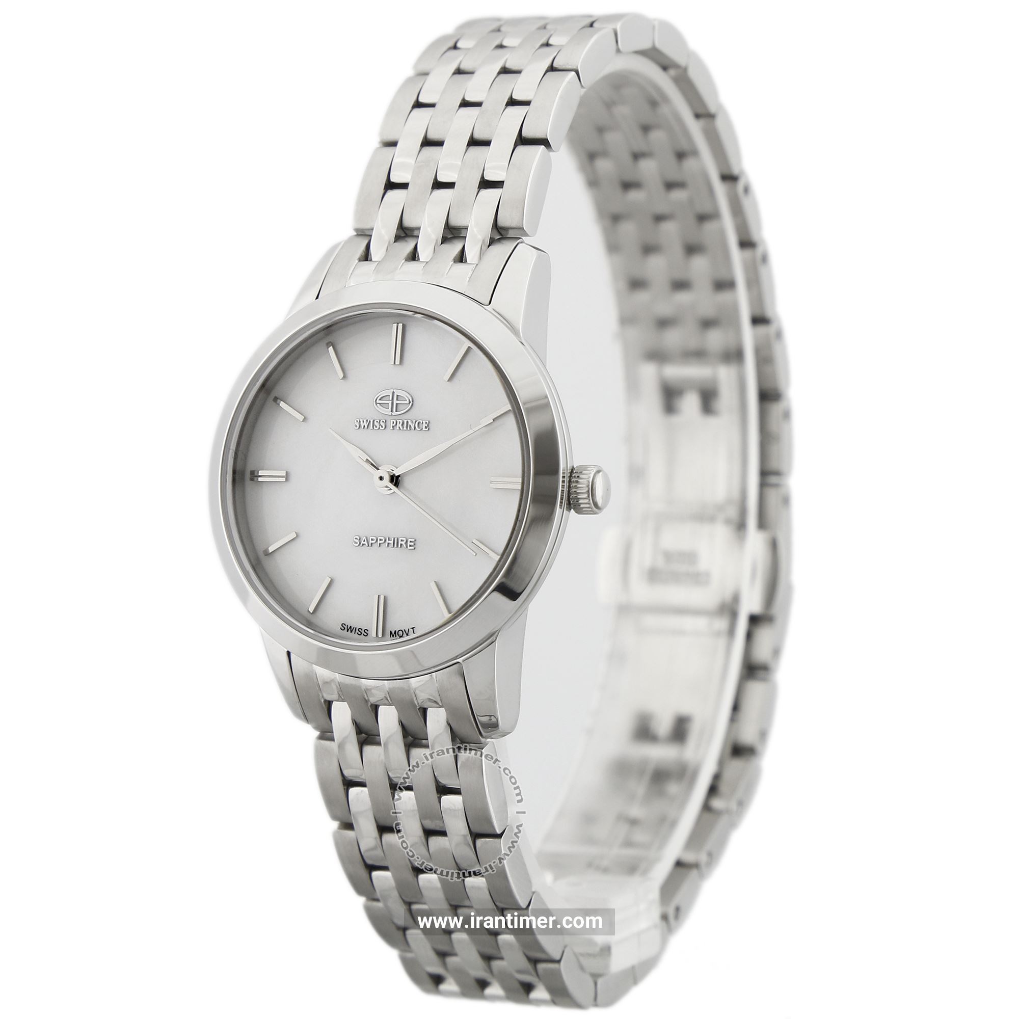 قیمت و خرید ساعت مچی زنانه سوئیس پرنس(Swiss Prince) مدل 2001G-WOMEN-SILVER-WHITE کلاسیک | اورجینال و اصلی