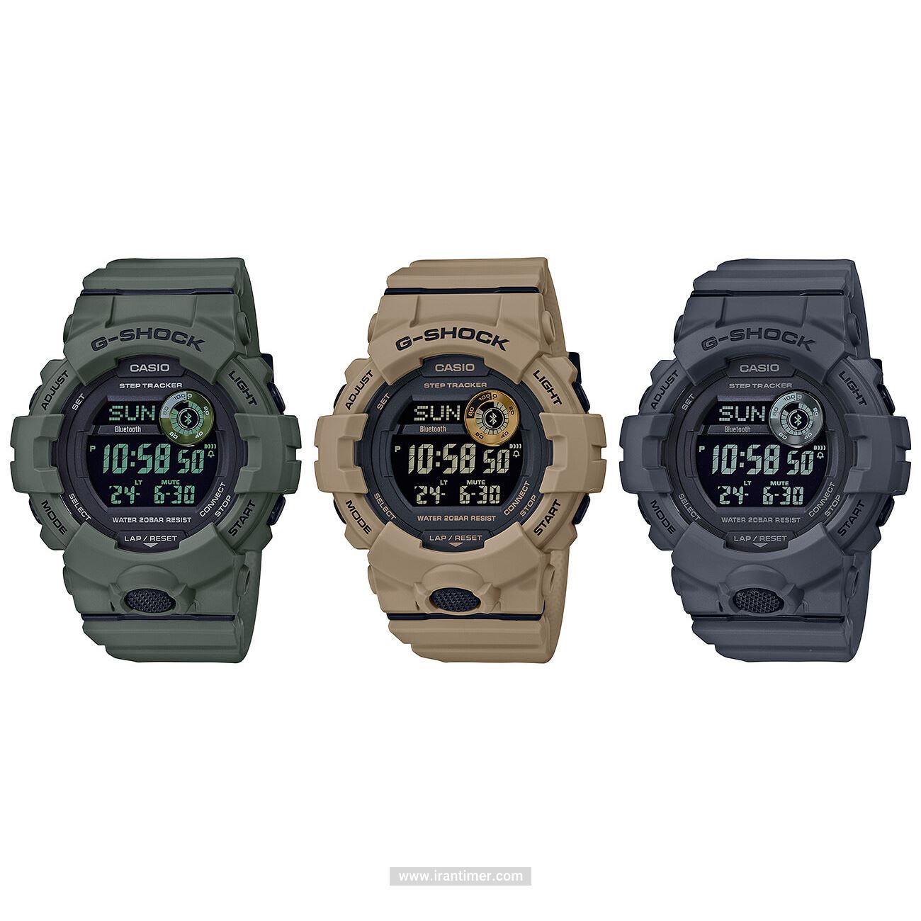 قیمت و خرید ساعت مچی مردانه کاسیو (CASIO) جی شاک مدل GBD-800UC-3DR اسپرت | اورجینال و اصلی