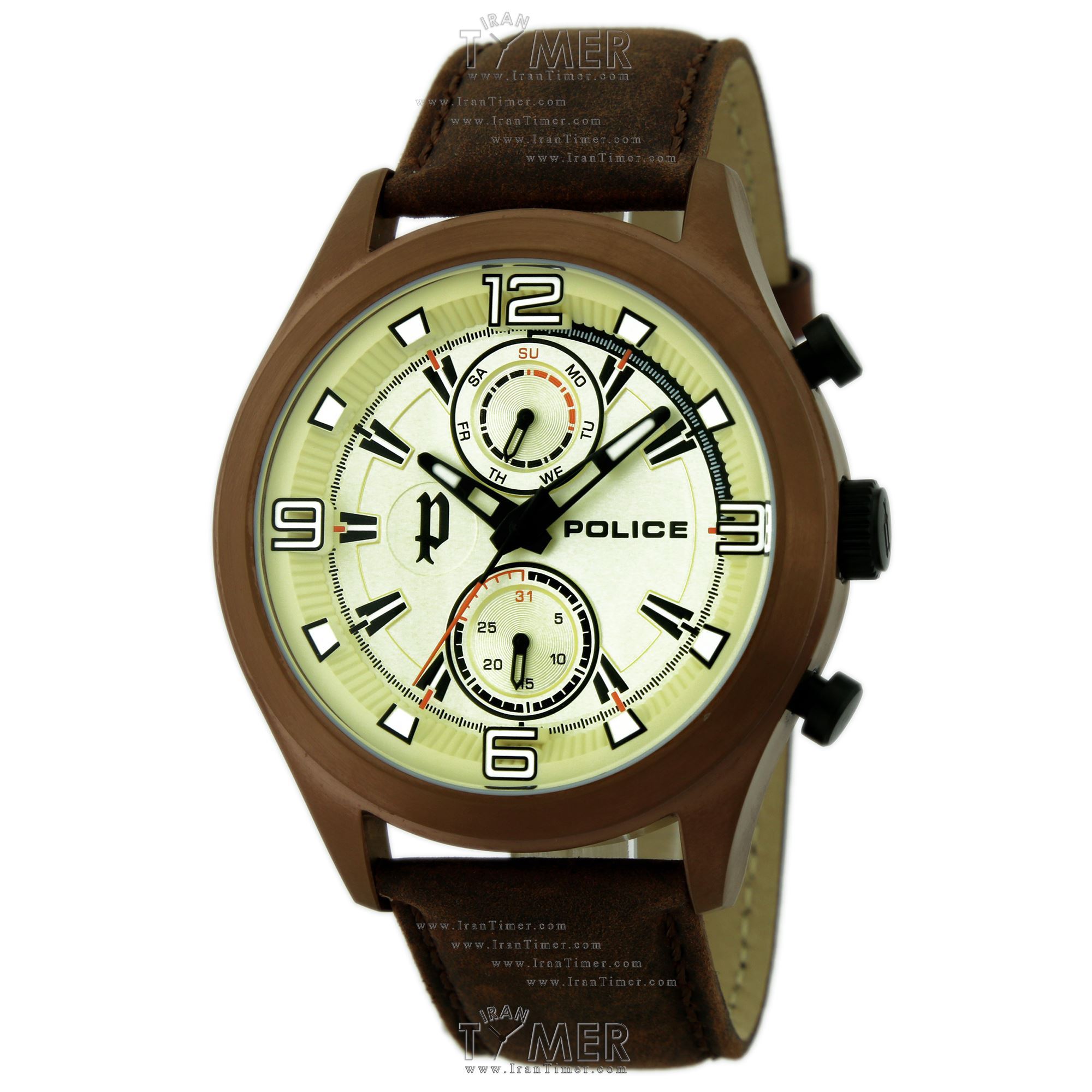قیمت و خرید ساعت مچی مردانه پلیس(POLICE) مدل P14207JSBN-07 کلاسیک | اورجینال و اصلی