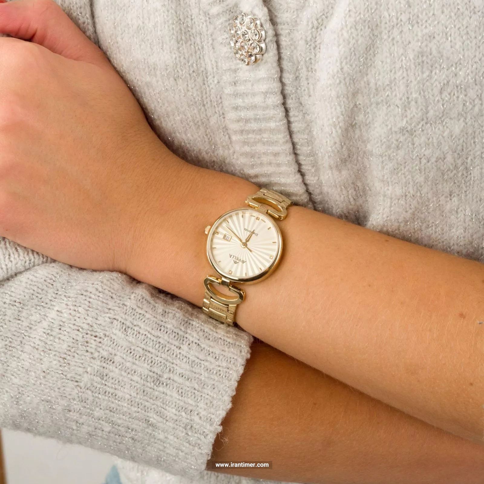 قیمت و خرید ساعت مچی زنانه اپلا(APPELLA) مدل L50008.1191DQ کلاسیک | اورجینال و اصلی