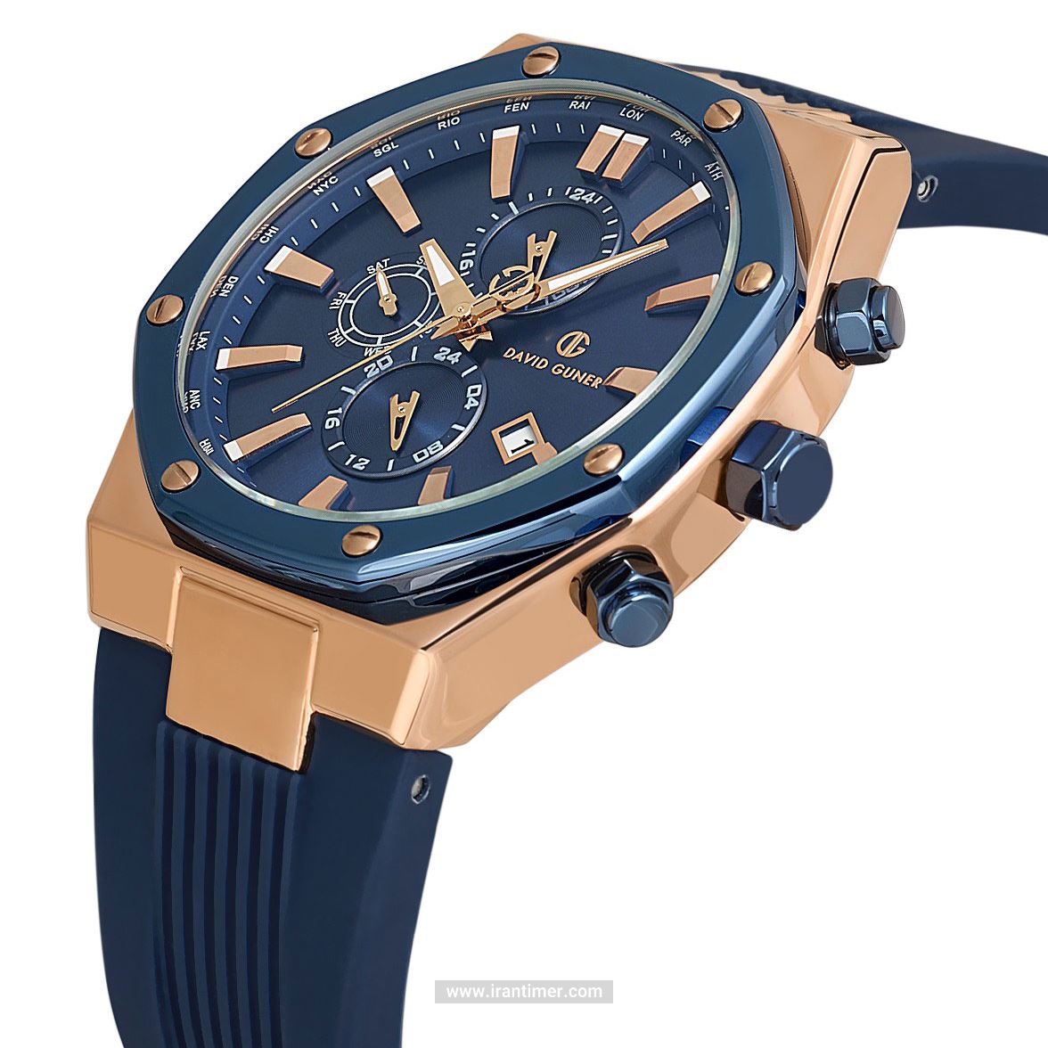قیمت و خرید ساعت مچی مردانه دیوید گانر(David Guner) مدل DG-8821GD-T3 اسپرت | اورجینال و اصلی