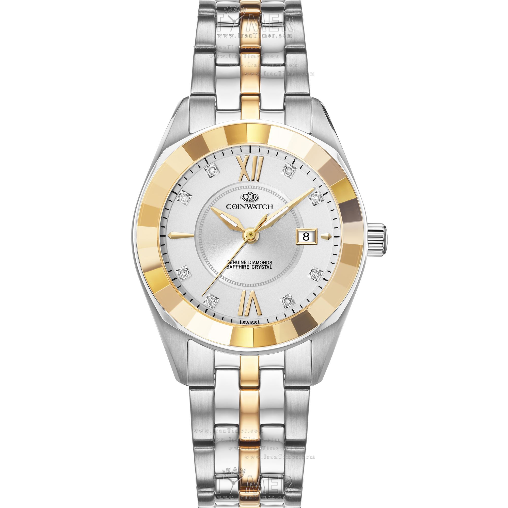 قیمت و خرید ساعت مچی زنانه کوین واچ(COINWATCH) مدل C156TWH کلاسیک | اورجینال و اصلی