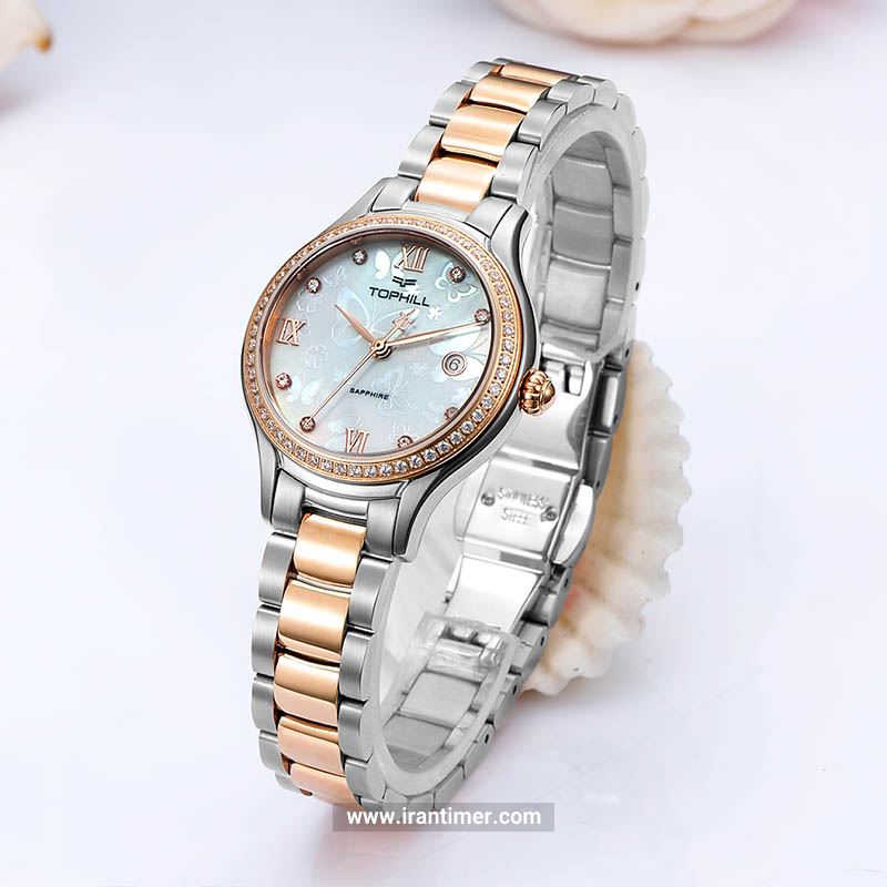 قیمت و خرید ساعت مچی زنانه تاپ هیل(TOPHILL) مدل TE026L.M7267 فشن | اورجینال و اصلی