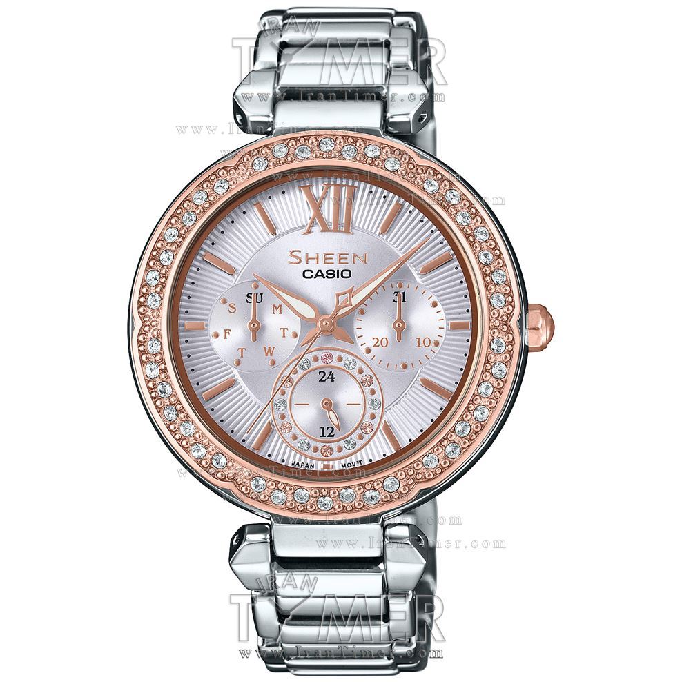 قیمت و خرید ساعت مچی زنانه کاسیو (CASIO) شین مدل SHE-3061SG-4AUDR فشن | اورجینال و اصلی