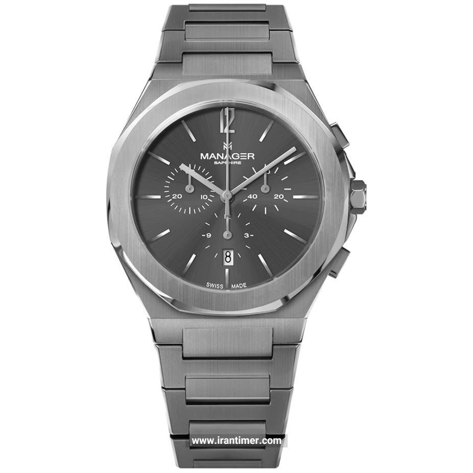 قیمت و خرید ساعت مچی مردانه منیجر(MANAGER) مدل MAN-RS-02-SM کلاسیک | اورجینال و اصلی