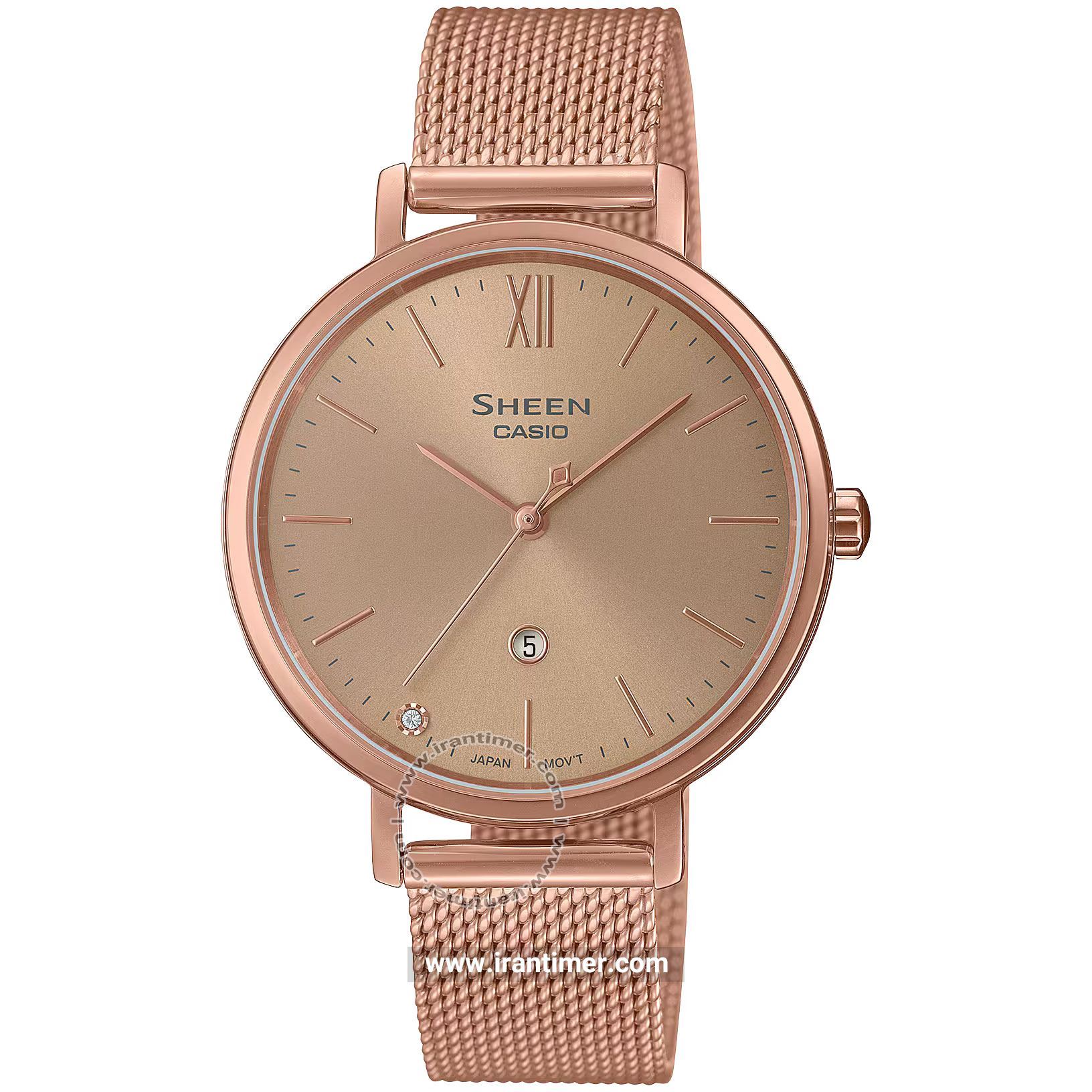 قیمت و خرید ساعت مچی زنانه کاسیو (CASIO) شین مدل SHE-4539PM-5AUDF کلاسیک | اورجینال و اصلی