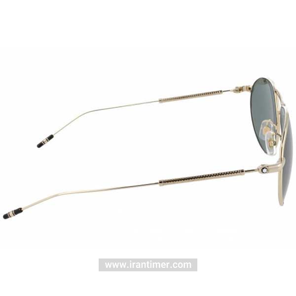 قیمت و خرید عینک آفتابی مردانه خلبانی (MONT BLANC) مدل MB0110S 002 61 | اورجینال و اصلی