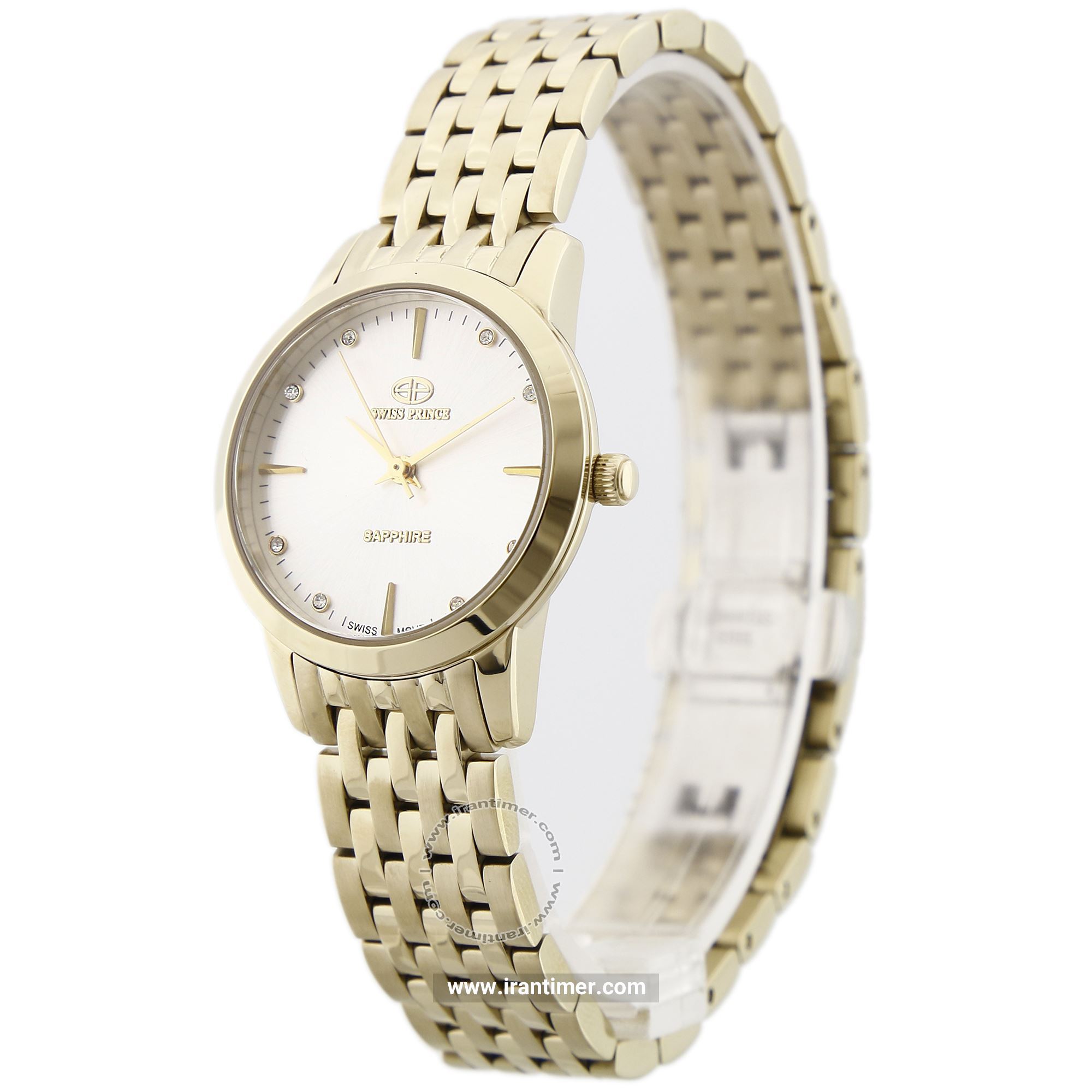قیمت و خرید ساعت مچی زنانه سوئیس پرنس(Swiss Prince) مدل 2001G-WOMEN-GOLD کلاسیک | اورجینال و اصلی