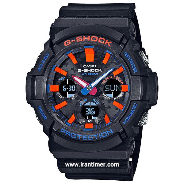 قیمت و خرید ساعت مچی مردانه کاسیو (CASIO) جی شاک مدل GAS-100CT-1ADR اسپرت | اورجینال و اصلی