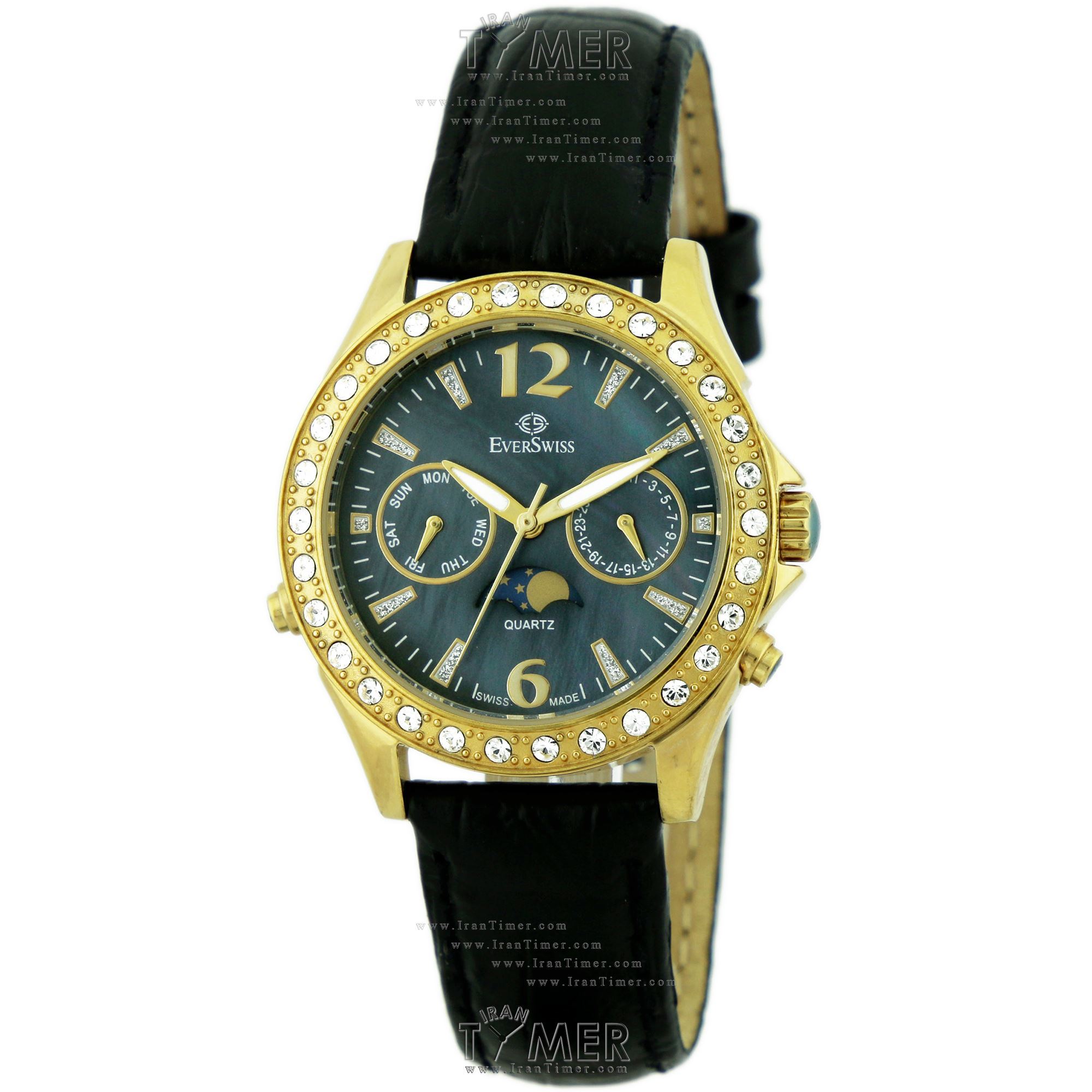 قیمت و خرید ساعت مچی زنانه اورسوئیس(EVER SWISS) مدل 19234-G254 کلاسیک فشن | اورجینال و اصلی