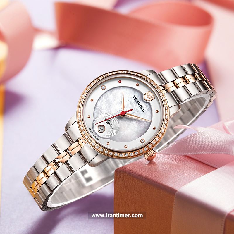 قیمت و خرید ساعت مچی زنانه تاپ هیل(TOPHILL) مدل TE037L.M7237 فشن | اورجینال و اصلی