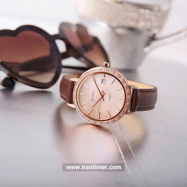 قیمت و خرید ساعت مچی زنانه کاسیو (CASIO) شین مدل SHE-4052PGL-4AUDF کلاسیک | اورجینال و اصلی
