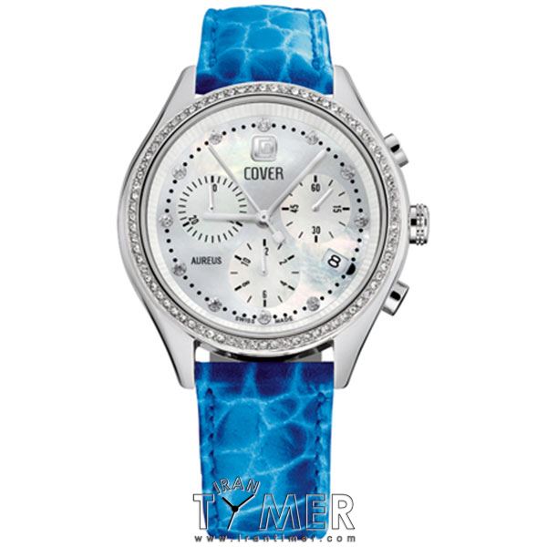قیمت و خرید ساعت مچی زنانه کاور(COVER) مدل CO160.ST2LBU/SW کلاسیک | اورجینال و اصلی
