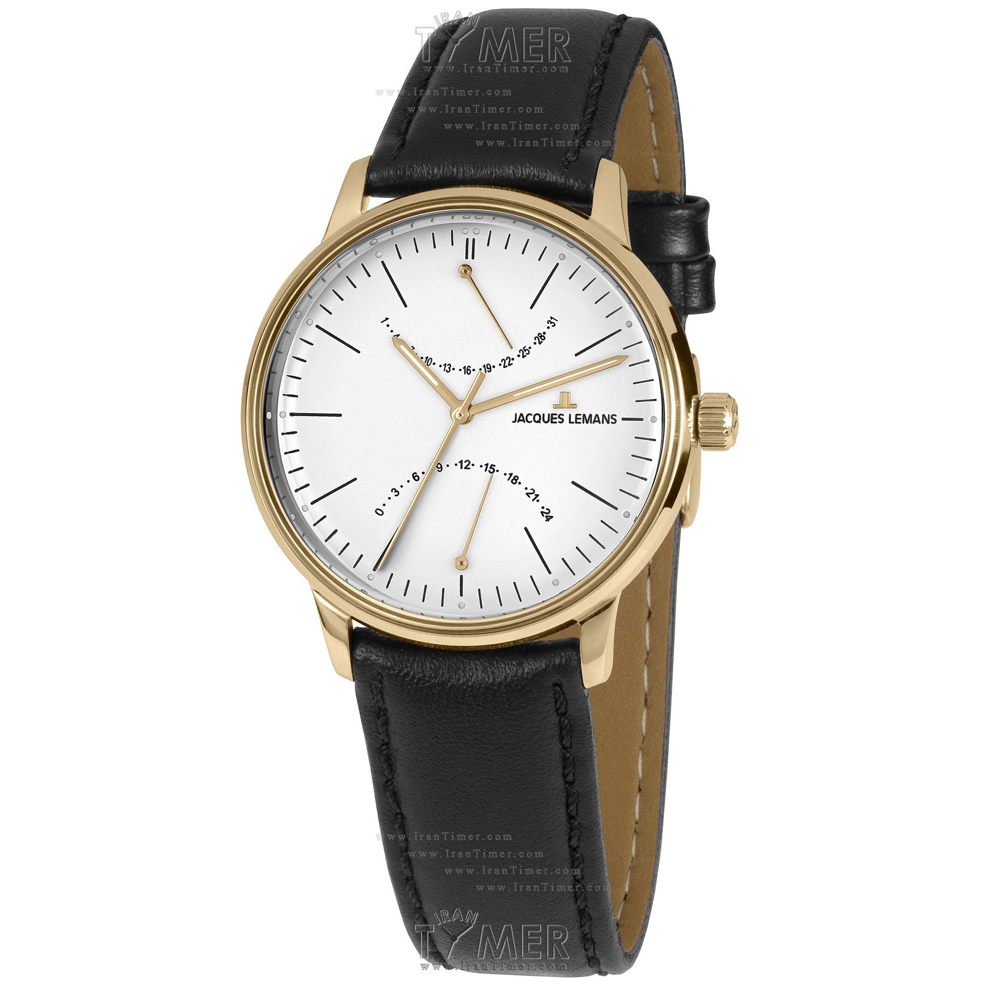 قیمت و خرید ساعت مچی مردانه ژاک لمن(JACQUES LEMANS) مدل N-218C کلاسیک | اورجینال و اصلی
