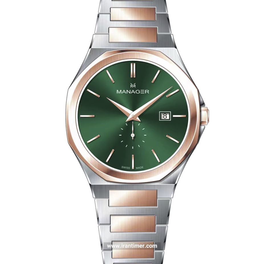 قیمت و خرید ساعت مچی مردانه منیجر(MANAGER) مدل MAN-RP-114-BRM کلاسیک | اورجینال و اصلی