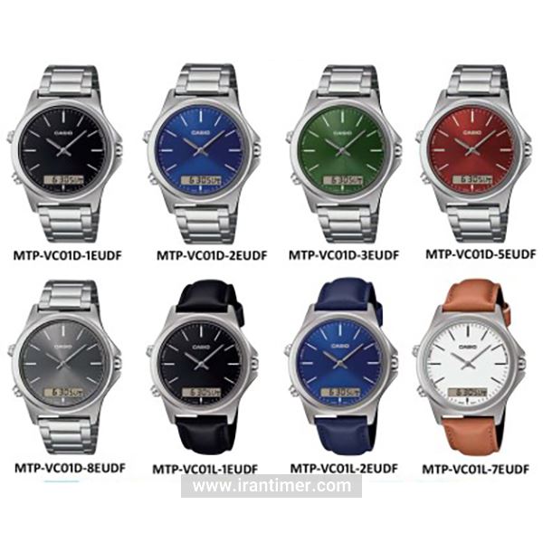 قیمت و خرید ساعت مچی مردانه کاسیو (CASIO) جنرال مدل MTP-VC01D-3EUDF کلاسیک | اورجینال و اصلی
