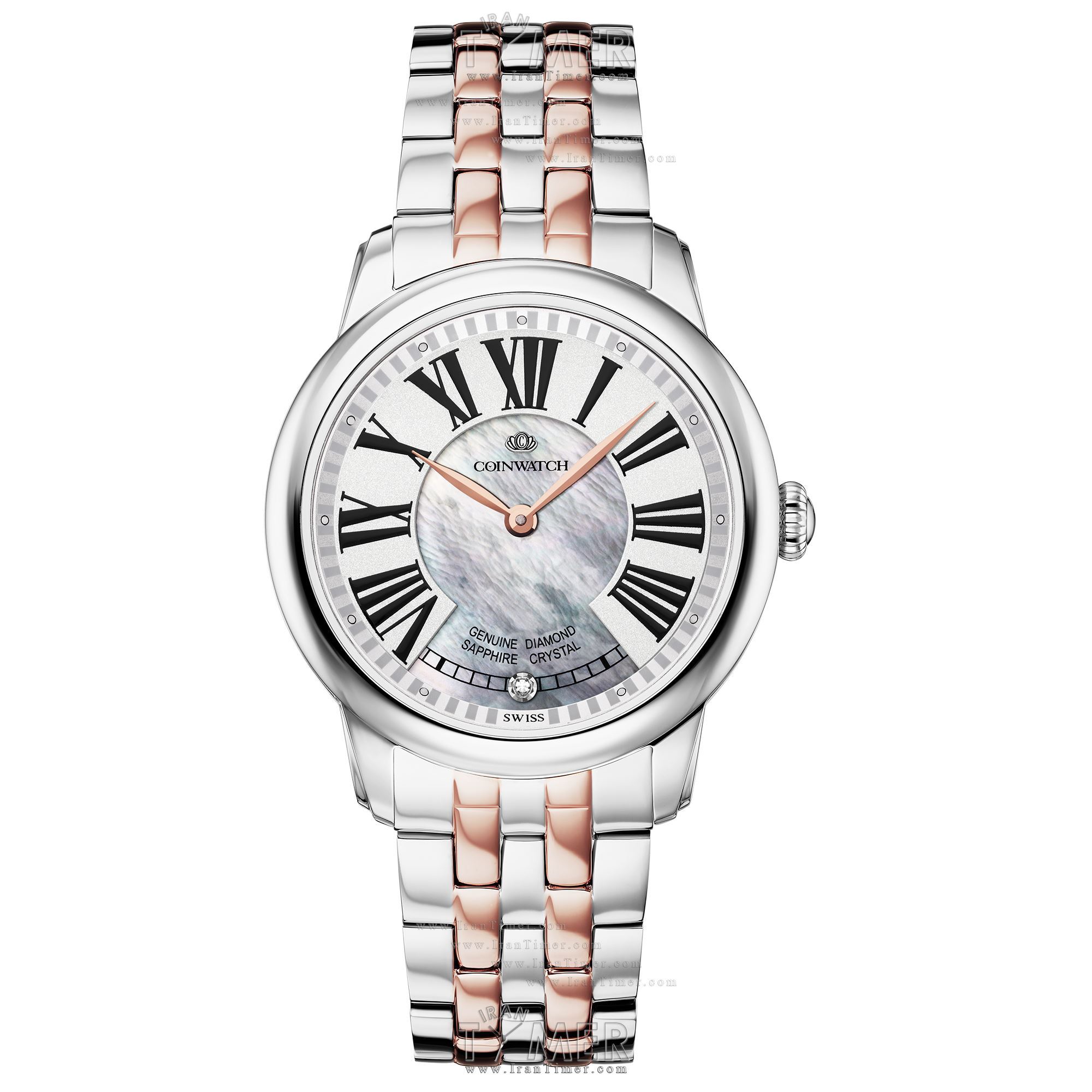 قیمت و خرید ساعت مچی زنانه کوین واچ(COINWATCH) مدل C158RWH کلاسیک | اورجینال و اصلی