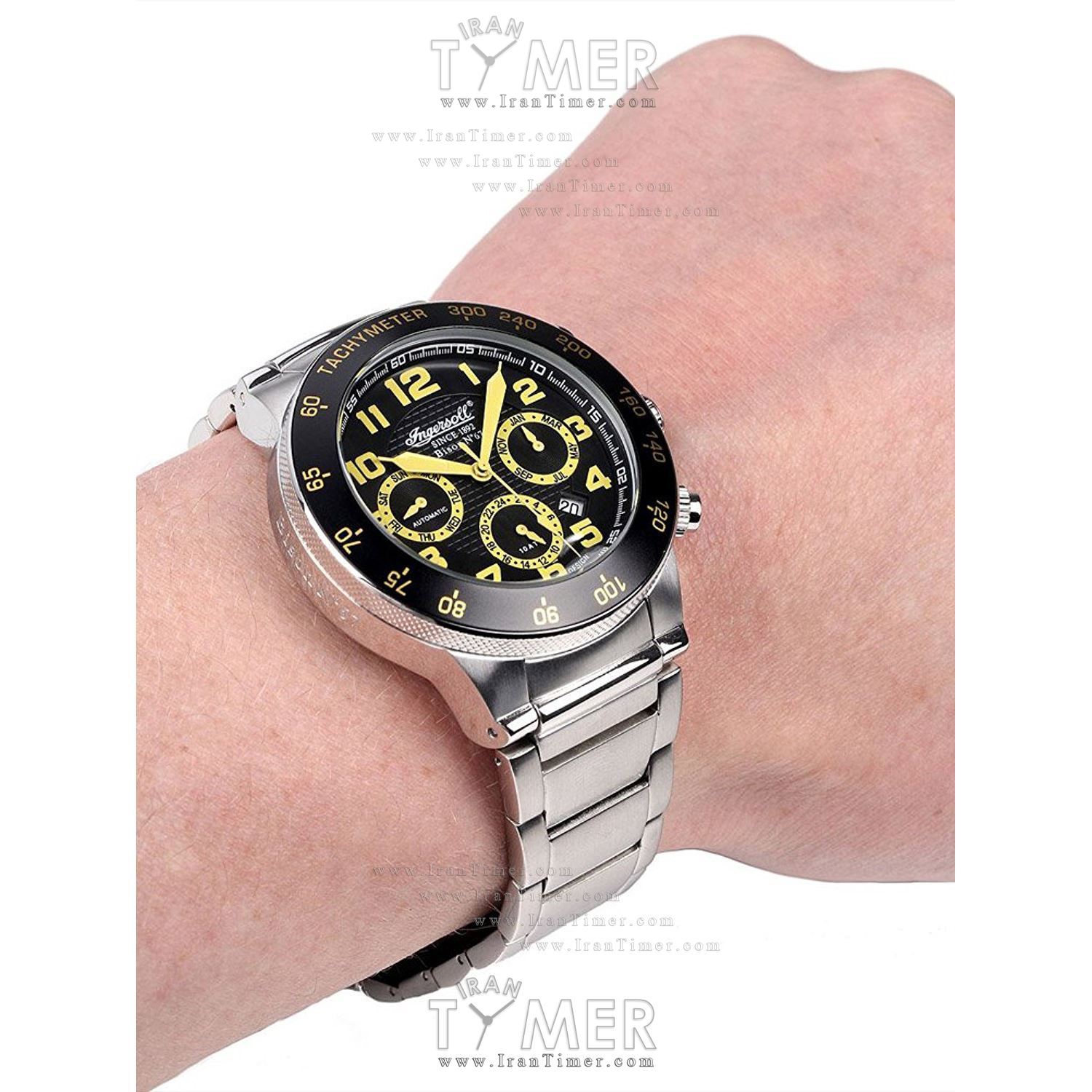 قیمت و خرید ساعت مچی مردانه اینگرسول(INGERSOLL) مدل IN1512BKMB کلاسیک اسپرت | اورجینال و اصلی