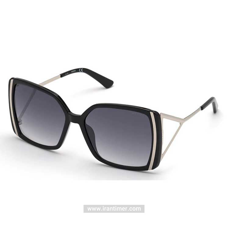 قیمت و خرید عینک آفتابی زنانه کلاسیک (guess) مدل GU 7751 01C 58 | اورجینال و اصلی