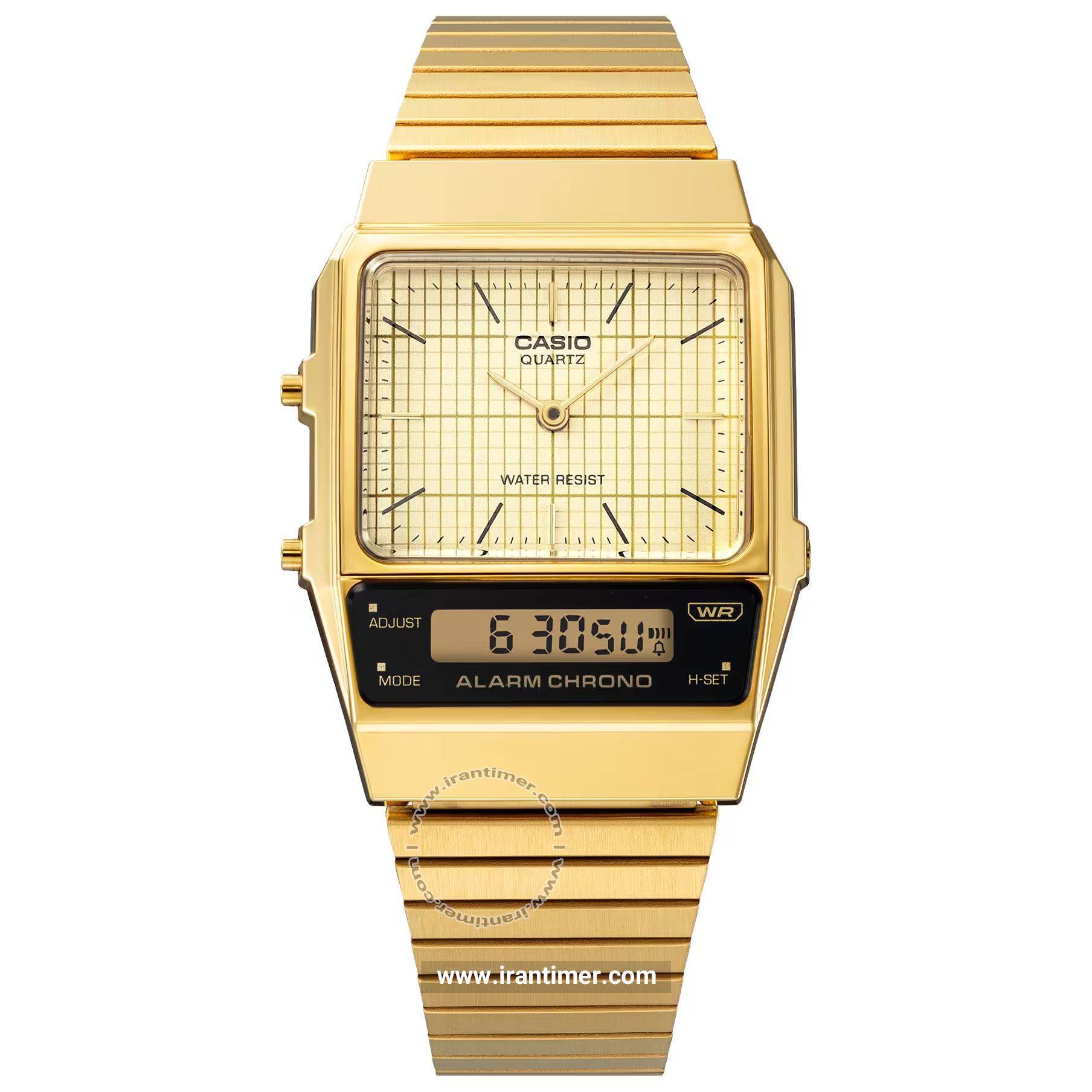 قیمت و خرید ساعت مچی مردانه زنانه کاسیو (CASIO) جنرال مدل AQ-800EG-9ADF کلاسیک | اورجینال و اصلی