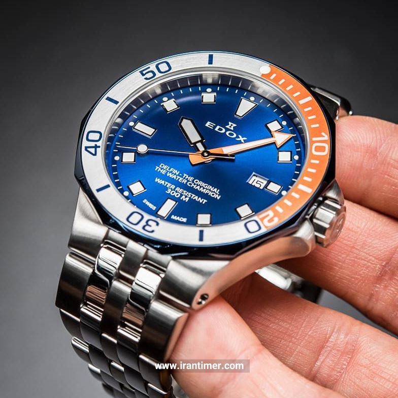 قیمت و خرید ساعت مچی مردانه ادُکس(EDOX) مدل 53015357BUOMBUIN کلاسیک | اورجینال و اصلی