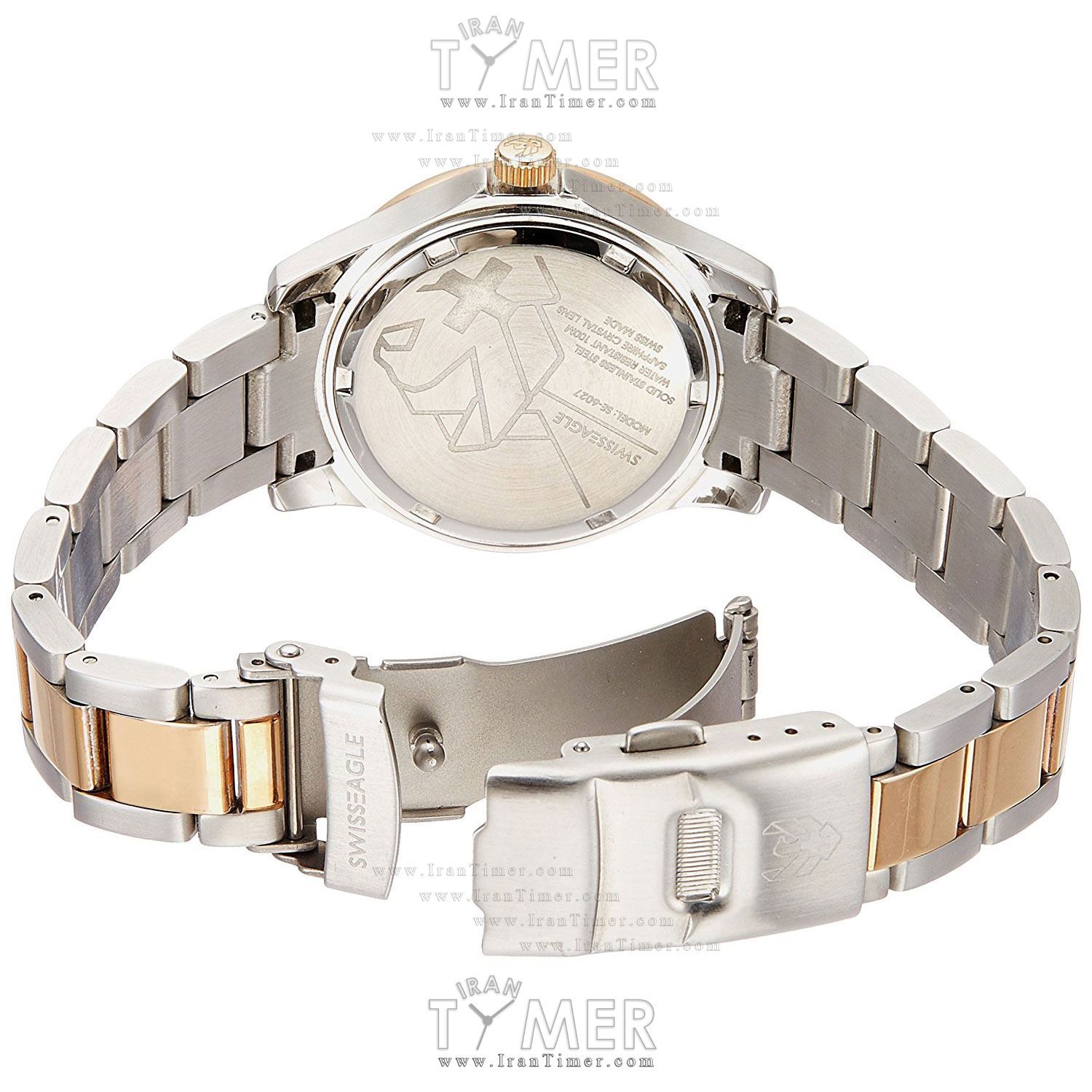 قیمت و خرید ساعت مچی زنانه سوئیس ایگل(SWISS EAGLE) مدل SE6027-55 کلاسیک | اورجینال و اصلی
