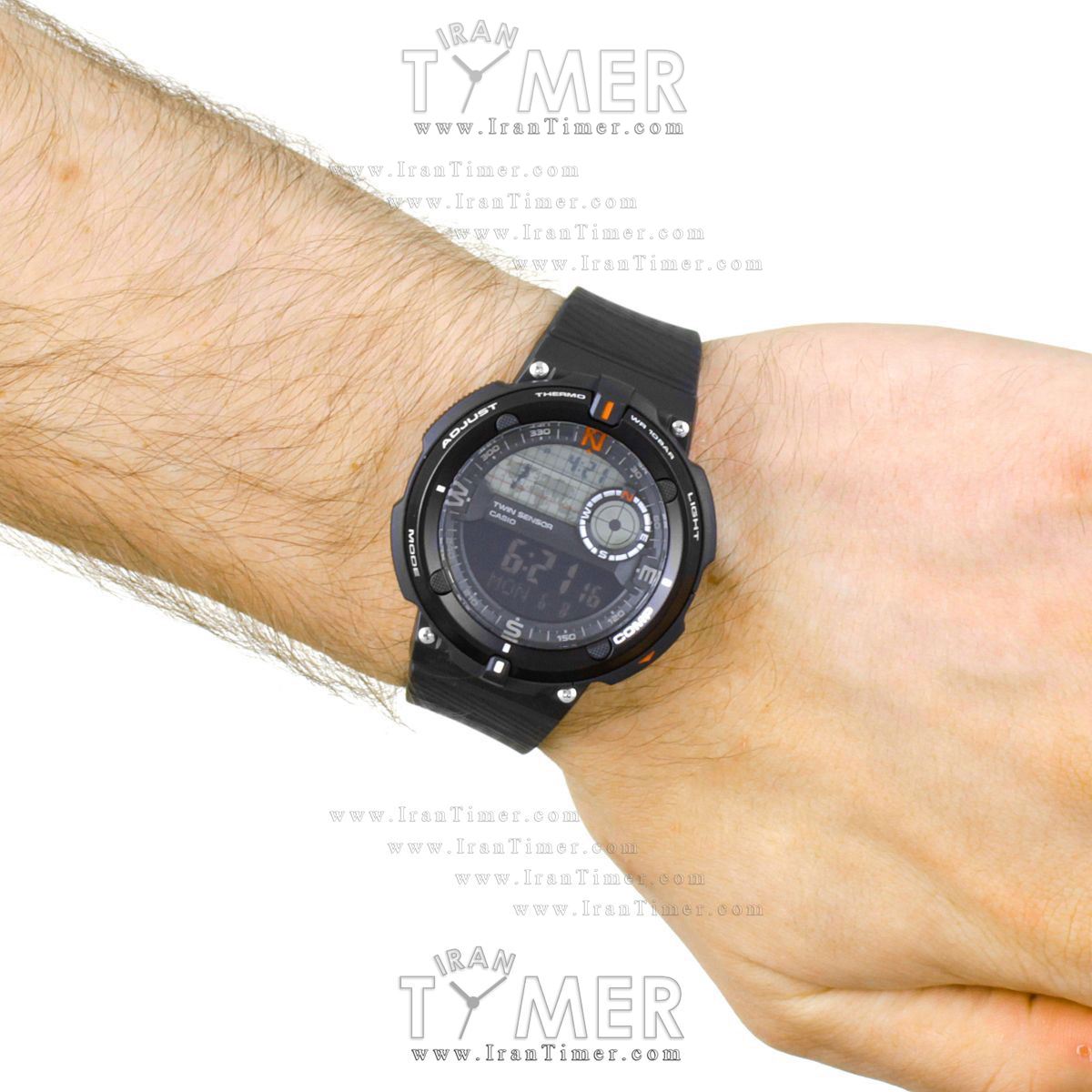 قیمت و خرید ساعت مچی مردانه زنانه کاسیو (CASIO) پروترک مدل SGW-600H-1B اسپرت | اورجینال و اصلی