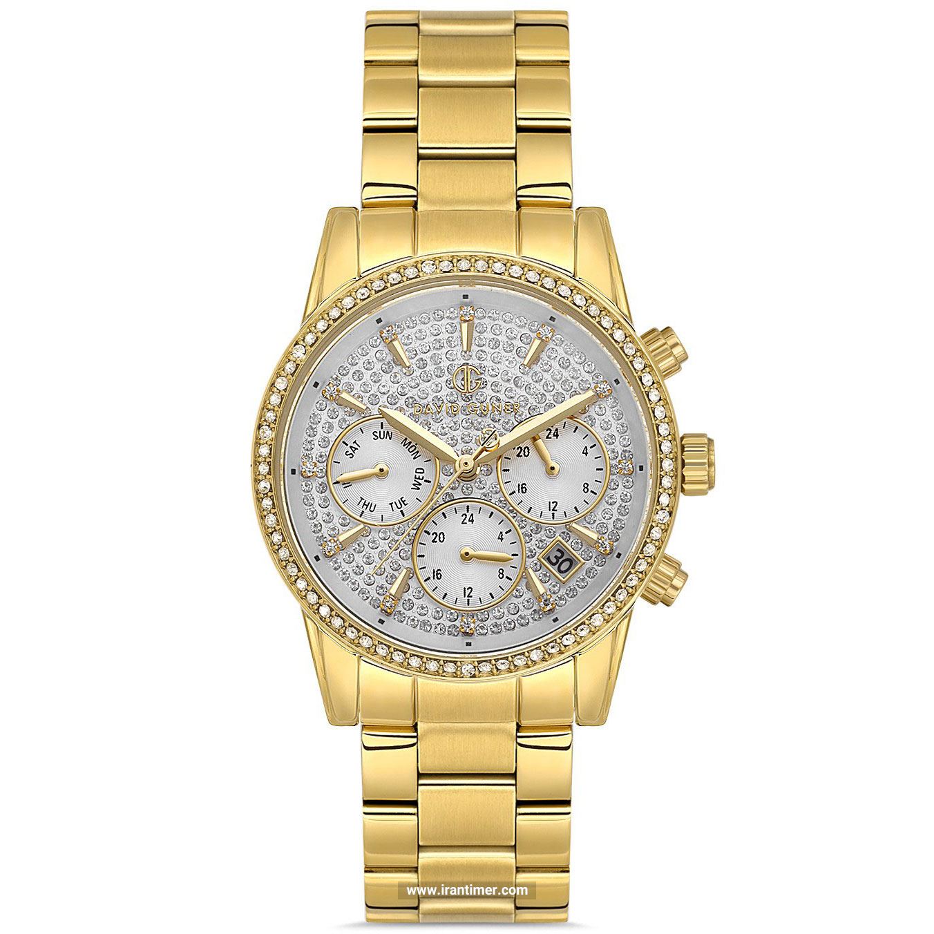 قیمت و خرید ساعت مچی زنانه دیوید گانر(David Guner) مدل DG-8740LA-B1 فشن | اورجینال و اصلی