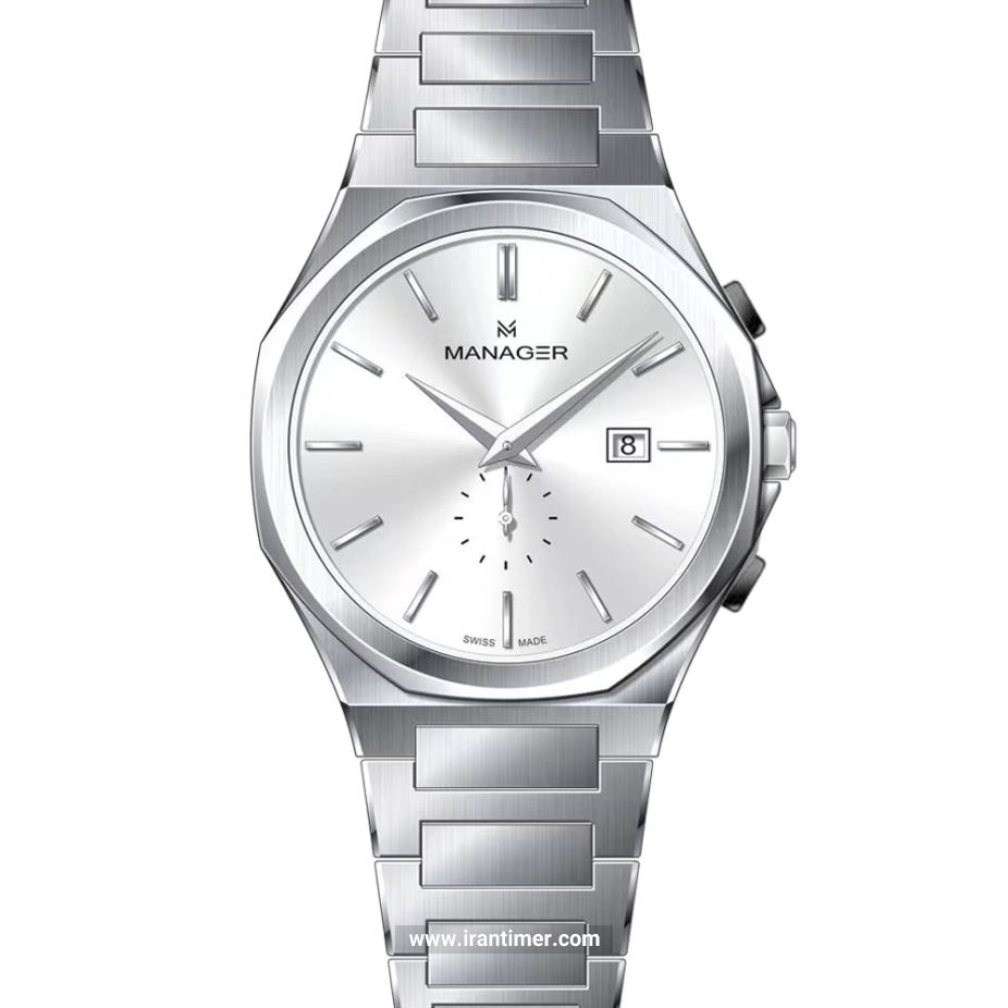 قیمت و خرید ساعت مچی مردانه منیجر(MANAGER) مدل MAN-RP-112-SM کلاسیک | اورجینال و اصلی