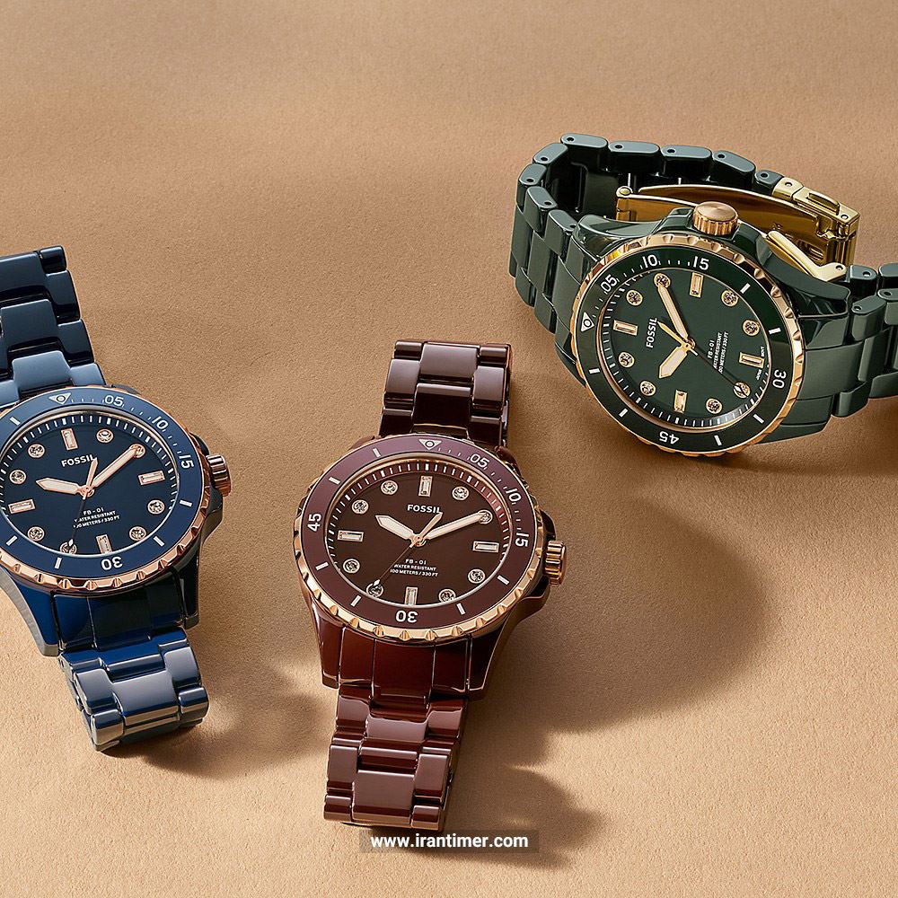 قیمت و خرید ساعت مچی زنانه فسیل(FOSSIL) مدل CE1125 کلاسیک | اورجینال و اصلی