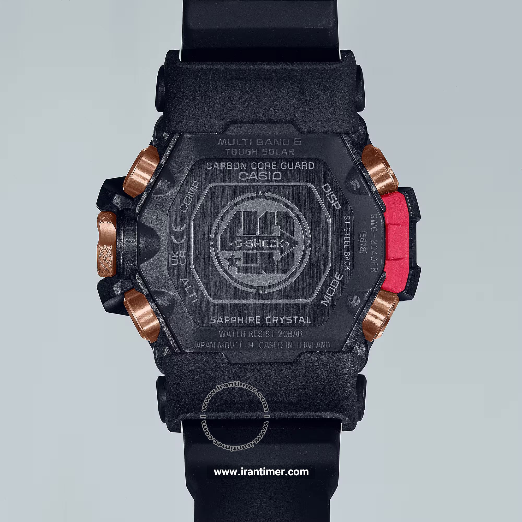 قیمت و خرید ساعت مچی مردانه کاسیو (CASIO) مدل GWG-2040FR-1ADR اسپرت | اورجینال و اصلی