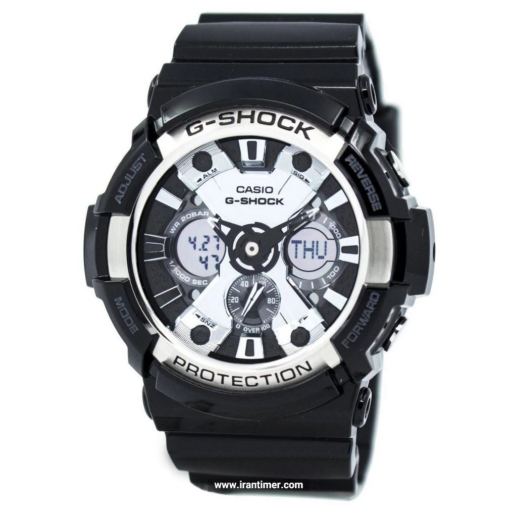 قیمت و خرید ساعت مچی مردانه کاسیو (CASIO) جی شاک مدل GA-200BW-1ADR اسپرت | اورجینال و اصلی