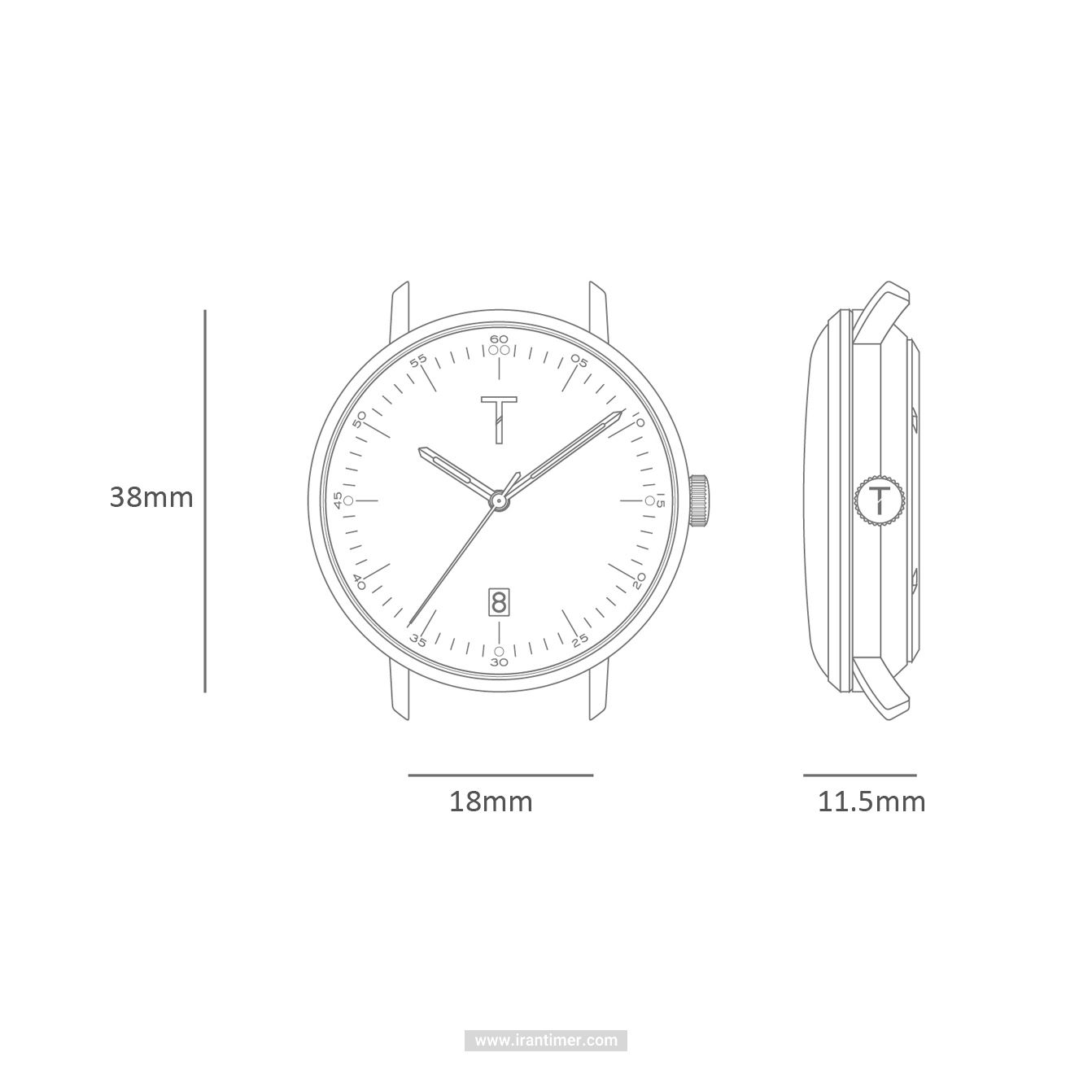 قیمت و خرید ساعت مچی مردانه تیلور(TYLOR) مدل TLAL003 کلاسیک | اورجینال و اصلی