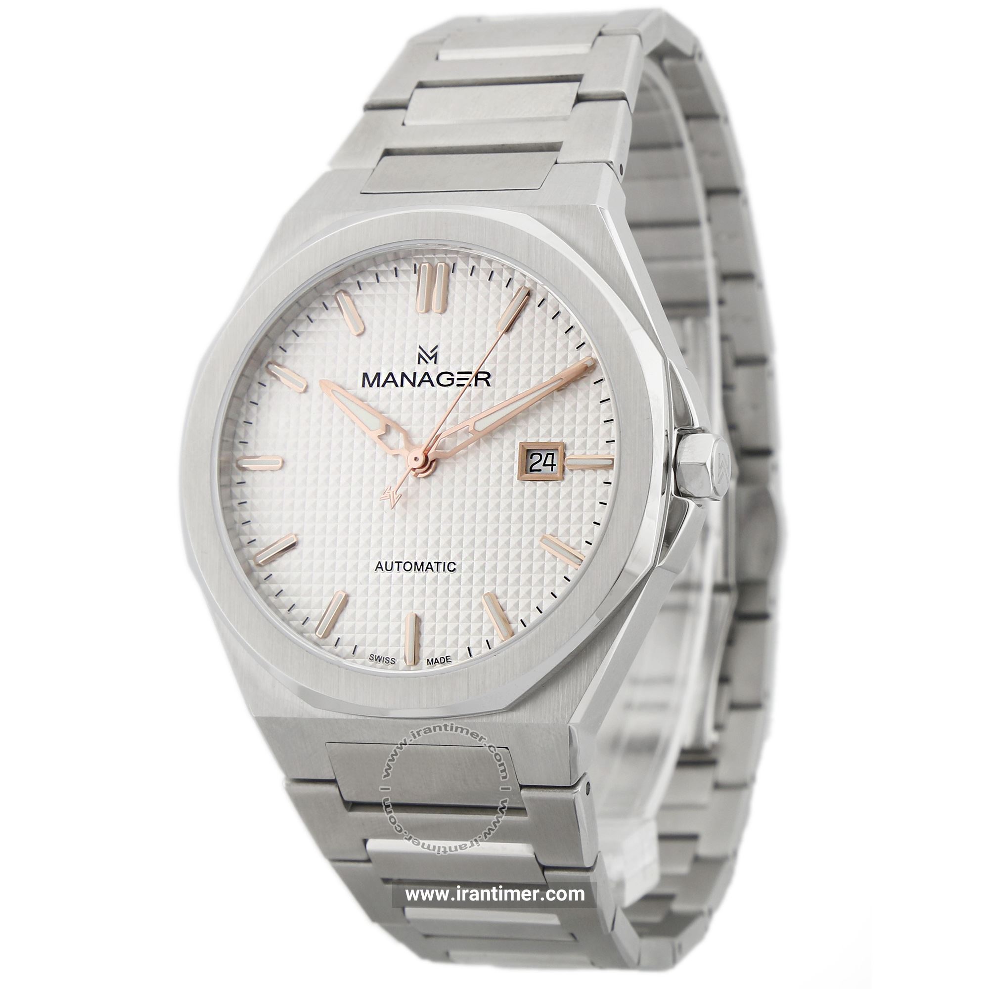 قیمت و خرید ساعت مچی مردانه منیجر(MANAGER) مدل MAN-RA-112-SM کلاسیک | اورجینال و اصلی