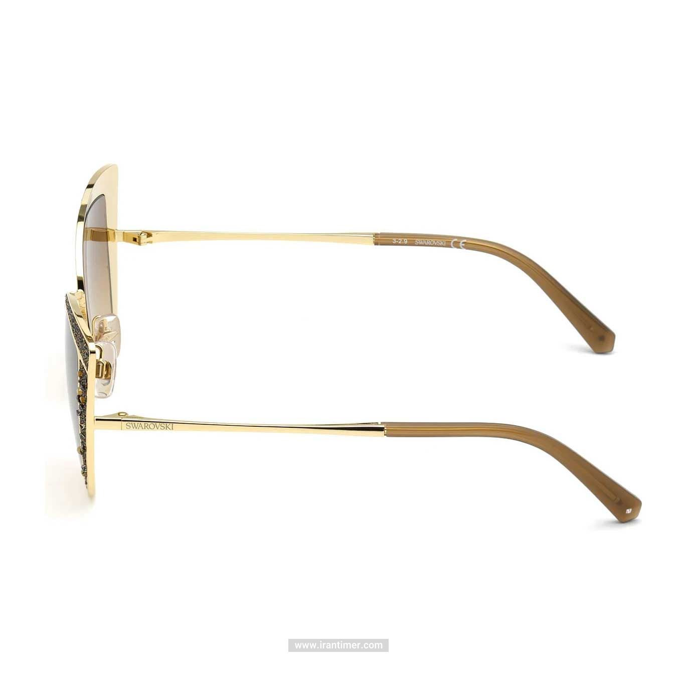 قیمت و خرید عینک آفتابی زنانه فشن (SWAROVSKI) مدل SK 0282 30F 53 | اورجینال و اصلی